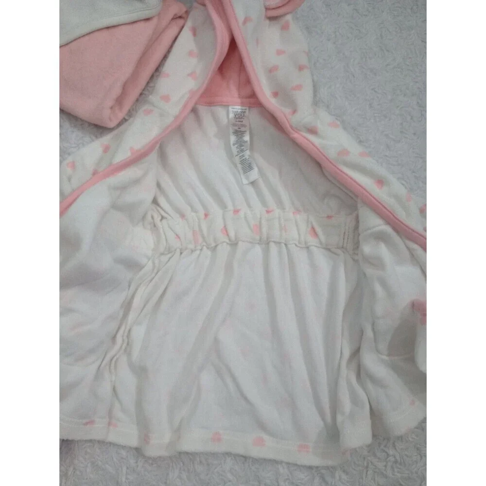 Lote 5 Pcs baby girl Pink hooded bath towels